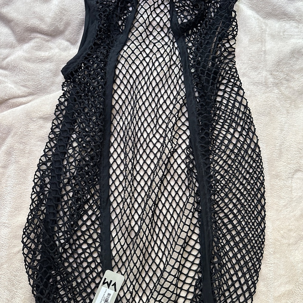 NWT Modus Vivendi Mesh Net Cardigan